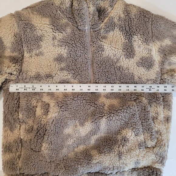 Sage Collective Jet Setter Faux Shearling Teddy 1/4 Zip Pullover Size L NWT $85 - Picture 8 of 10